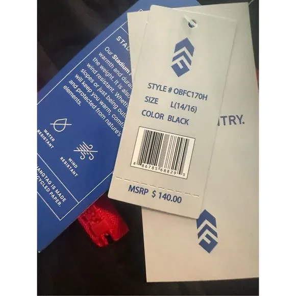 Free country Teen Boys stadium Parka size 14/16 snow winter coat jacket - Picture 6 of 6